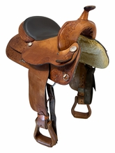 14.5Inch Used TexTan Trail Saddle Medium Tree