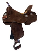 14.5Inch Used Whinney Wear Barrel Saddle Medium Tree