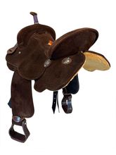 14.5Inch Used Whinney Wear Barrel Saddle Medium Tree