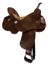 14.5Inch Used Whinney Wear Barrel Saddle Medium Tree