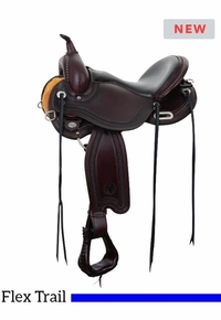 14" Circle Y Snowy River Flex2 Trail Saddle 1687 SAVE $279 CLEARANCE