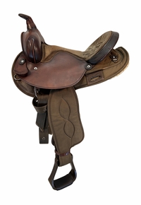 14 Inch Used Big Horn Cordura Trail Saddle 104