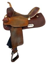 14 Inch Used Billy Cook Barrel Saddle 1521