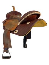 14 Inch Used Billy Cook Barrel Saddle 1521