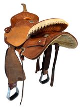 SOLD 2025/07/11 14 Inch Used Billy Cook Barrel Saddle 1527