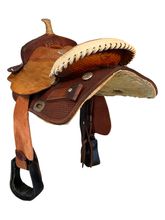 14 Inch Used Billy Cook Barrel Saddle 1527