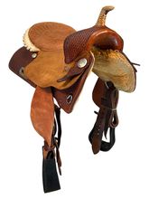 14 Inch Used Billy Cook Barrel Saddle 1527