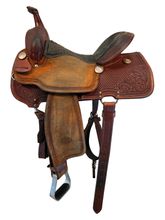 14 Inch Used Billy Cook Barrel Saddle 1550