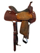 14 Inch Used Billy Cook Barrel Saddle 1550