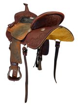14 Inch Used Billy Cook Barrel Saddle 1550