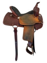 14 Inch Used Billy Cook Barrel Saddle 1550