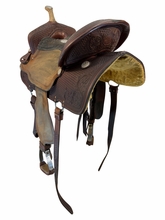 14 Inch Used Billy Cook Barrel Saddle Wide Tree 1550