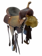 14 Inch Used Billy Cook Barrel Saddle Wide Tree 1550