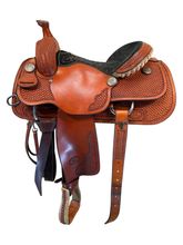 14.5 Inch Used Billy Cook Ladies All Around Saddle 2046 Wide Tree