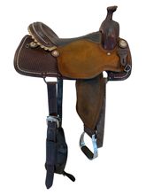 14 Inch Used BIlly Cook Ladies All Around Saddle Wide Tree 2042
