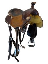 14 Inch Used BIlly Cook Ladies All Around Saddle Wide Tree 2042