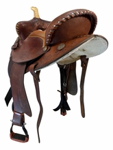 14 Inch Used Blue Ridge Barrel Saddle Wide Tree 7010
