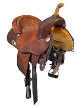 SOLD 2025/11/04j  14 Inch Used Circle Y Barrel Saddle 2286