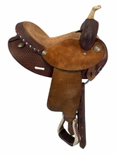 SOLD 2026/07/25   14 Inch Used Circle Y Barrel Saddle Medium Tree 2054