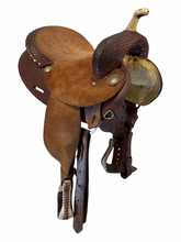 SOLD 2026/07/25   14 Inch Used Circle Y Barrel Saddle Medium Tree 2054