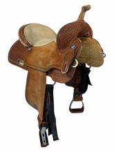 14 Inch Used Circle Y Barrel Saddle Wide Tree 2201