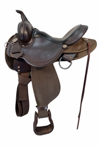 14 Inch Used Circle Y High Horse Daisetta Cordura Trail Saddle 6914