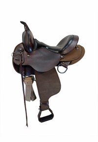 14 Inch Used Circle Y High Horse El Campo Cordura Trail Saddle Medium Tree 6970