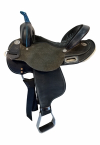 14 Inch Used Circle Y High Horse Mercury Cordura Barrel Saddle Wide Tree 6931