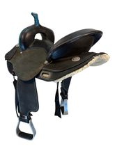 14 Inch Used Circle Y High Horse Mercury Cordura Barrel Saddle Wide Tree 6931