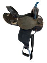 14 Inch Used Circle Y High Horse Mercury Cordura Barrel Saddle Wide Tree 6931