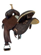 14 Inch Used Circle Y Martha Josey Ultimate Barrel Saddle Medium Tree 1179