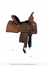 14 Inch Used Circle Y Montana Barrel Saddle Wide Tree 2232