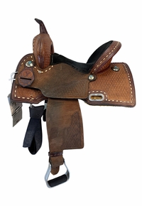 14 Inch Used Circle Y Montana Barrel Saddle Wide Tree 2232