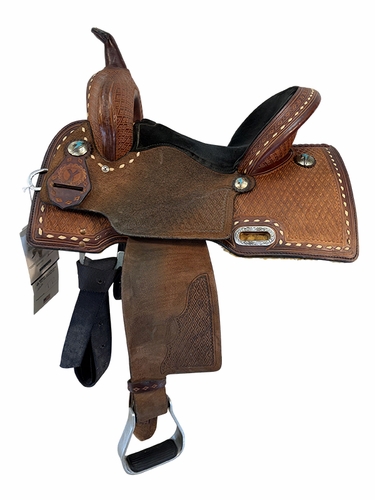 14 Inch Used Circle Y Montana Barrel Saddle Wide Tree 2232