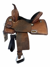 14 Inch Used Circle Y Montana Barrel Saddle Wide Tree 2232