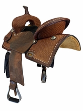 14 Inch Used Circle Y Montana Barrel Saddle Wide Tree 2232