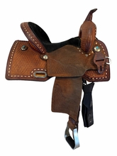 14 Inch Used Circle Y Montana Barrel Saddle Wide Tree 2232