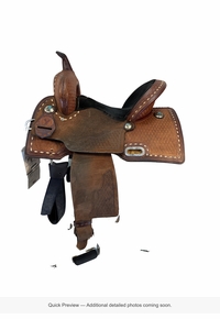 14 Inch Used Circle Y Montana Barrel Saddle Wide Tree 2232