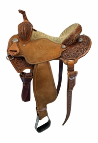 14 Inch Used Circle Y Reinsman Charmayne James Barrel Saddle Wide Tree 4282