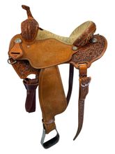 HOLD 2026/02/07j  14 Inch Used Circle Y Reinsman Charmayne James Barrel Saddle Wide Tree 4282