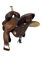 14 Inch Used Circle Y Ultimate Cash Copper Barrel Saddle Medium Tree 1179