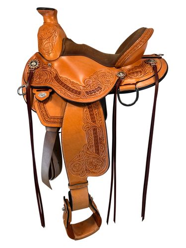 14 Inch Used Circle Y Walnut Grove Trail Saddle 1157