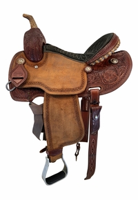 SOLD 2025/10/22  14 Inch Used Corriente Barrel Saddle 123824