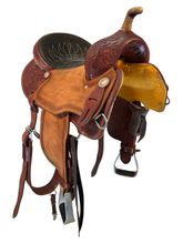SOLD 2025/10/22  14 Inch Used Corriente Barrel Saddle 123824