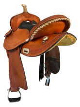 SOLD 2025/07/31 14 Inch Used Dakota Barrel Saddle 307