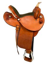 14 Inch Used Dakota Oakleaf Barrel Saddle 300