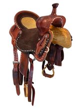 14 Inch Used DC Western Barrel Saddle