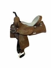 PRICE REDUCED! 14 Inch Used Double J Barrel Saddle Wide Tree