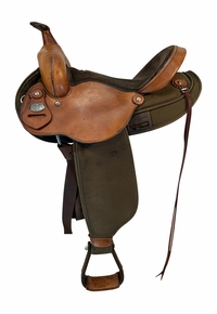 14 Inch Used Fabtron Barrel Saddle 7100 C