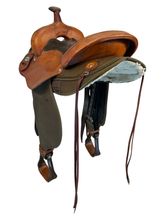 14 Inch Used Fabtron Barrel Saddle 7100 C